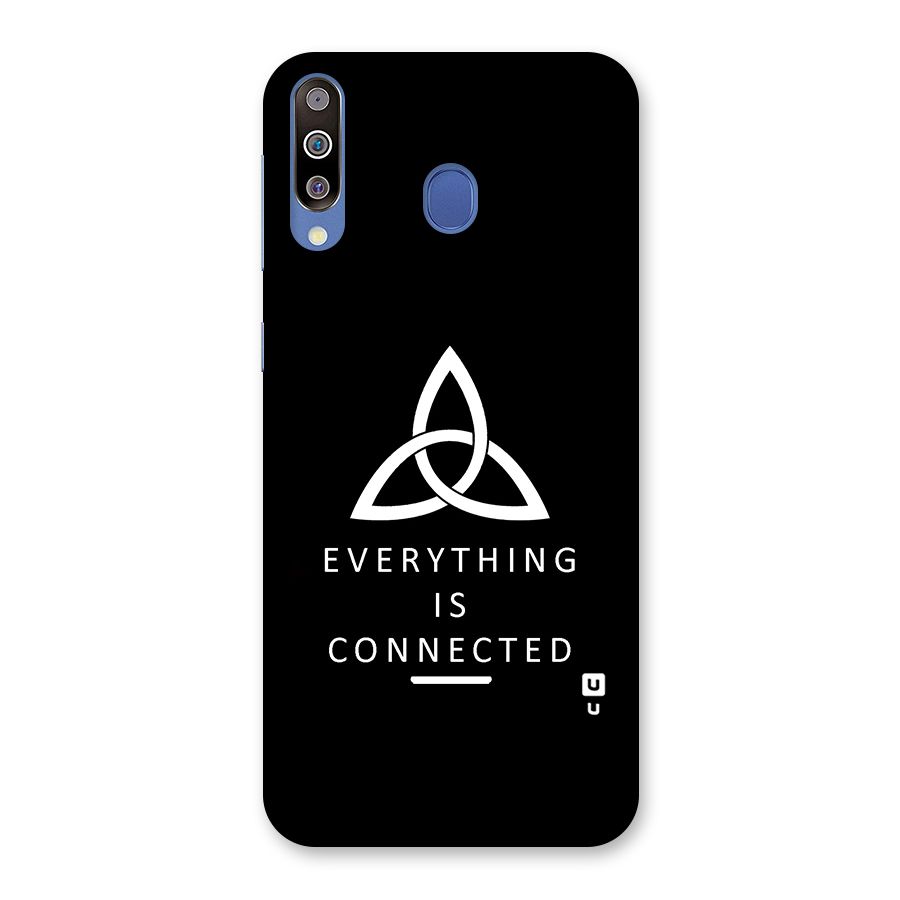 Everything is Connected Typography Back Case for Galaxy M30