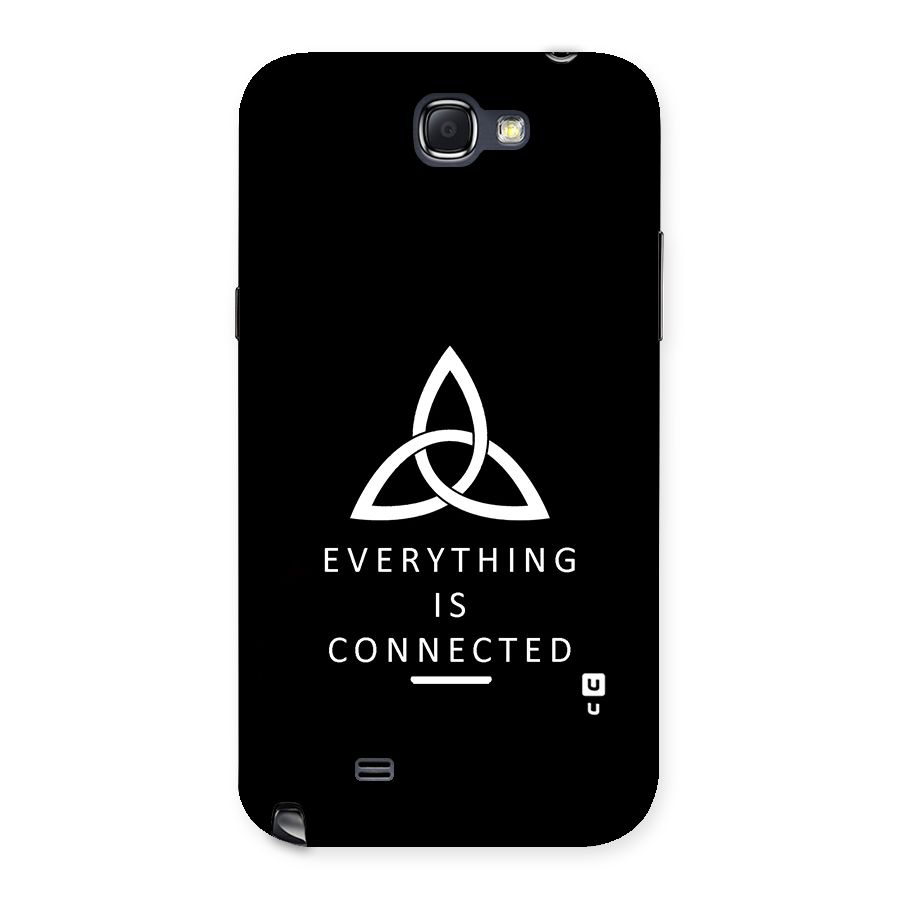 Everything is Connected Typography Back Case for Galaxy Note 2