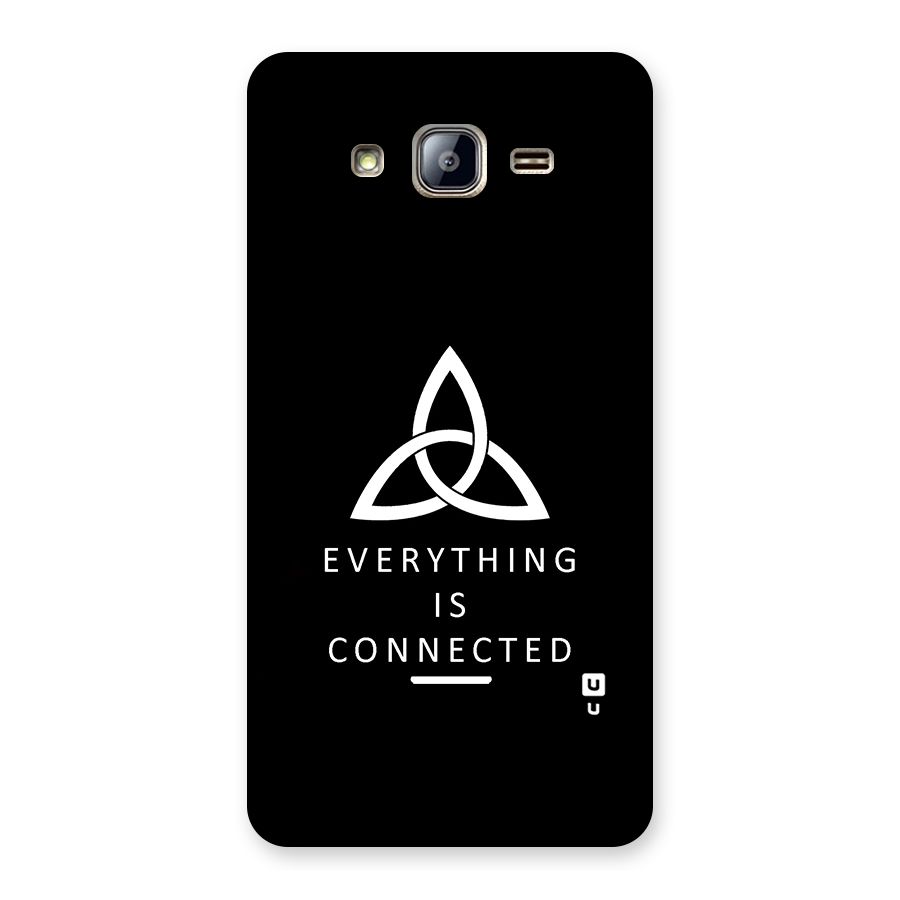 Everything is Connected Typography Back Case for Galaxy On5