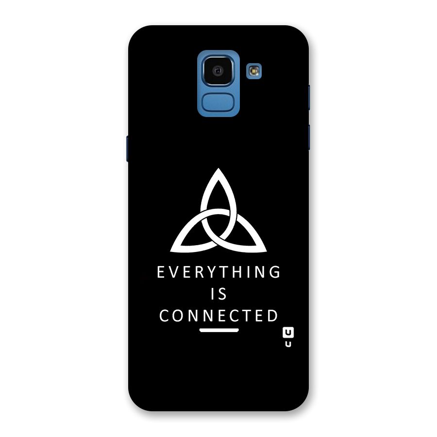 Everything is Connected Typography Back Case for Galaxy On6