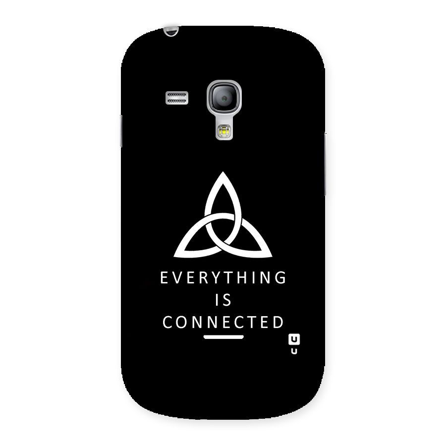 Everything is Connected Typography Back Case for Galaxy S3 Mini