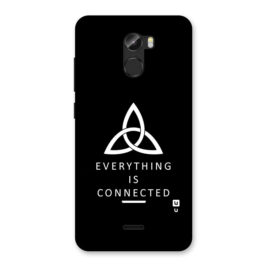 Everything is Connected Typography Back Case for Gionee X1