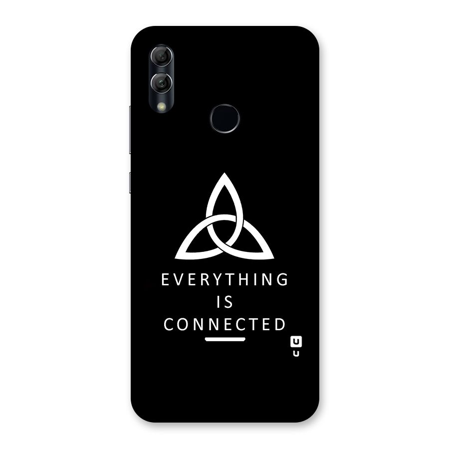 Everything is Connected Typography Back Case for Honor 10 Lite
