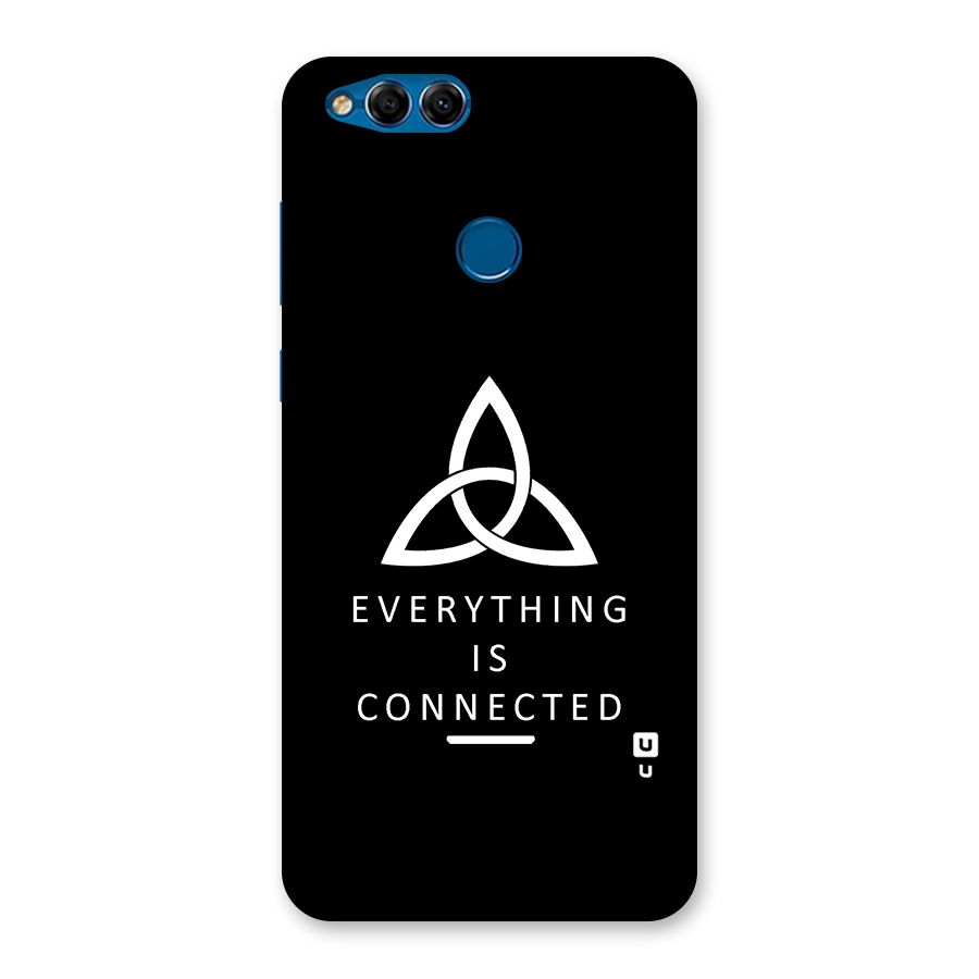 Everything is Connected Typography Back Case for Honor 7X