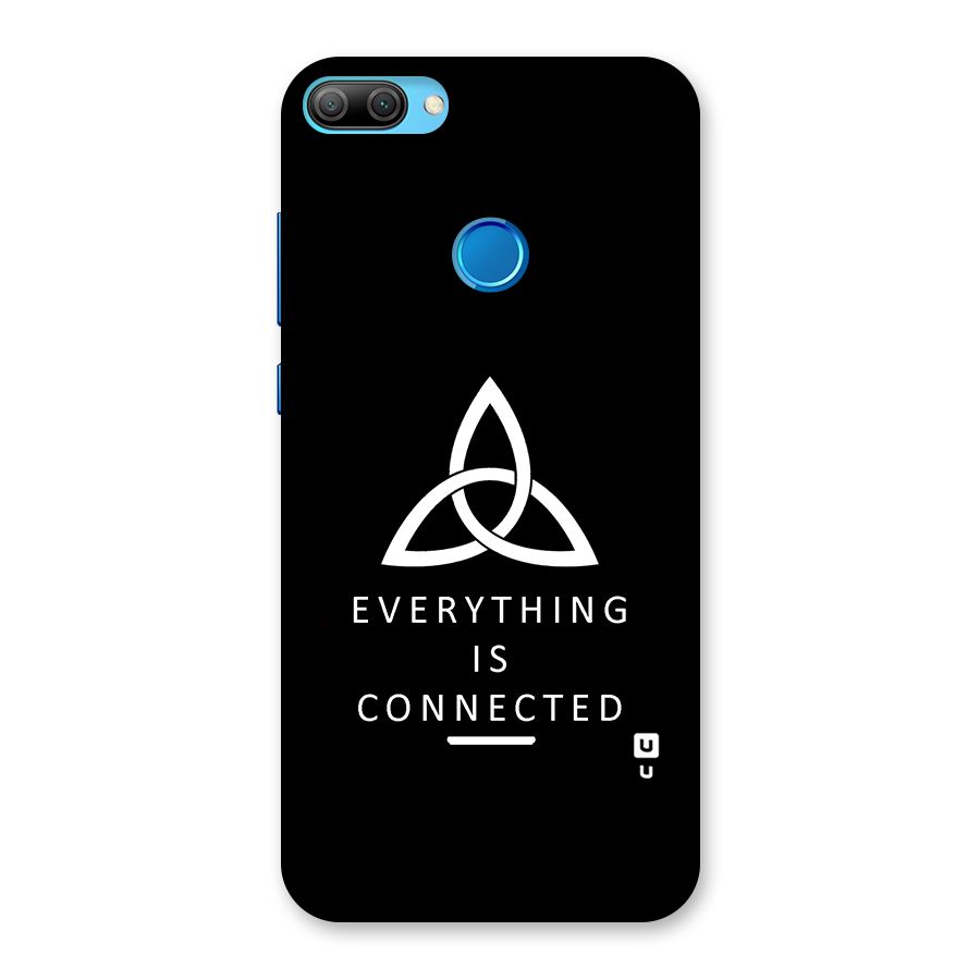 Everything is Connected Typography Back Case for Honor 9N