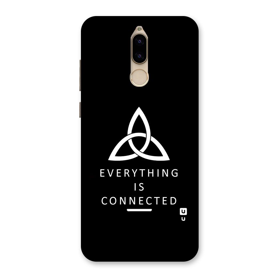 Everything is Connected Typography Back Case for Honor 9i