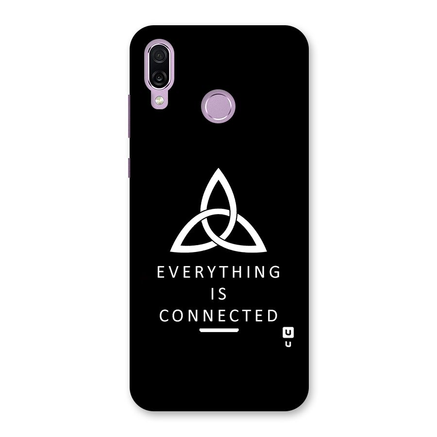 Everything is Connected Typography Back Case for Honor Play