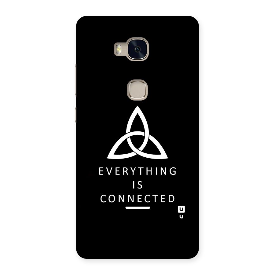Everything is Connected Typography Back Case for Huawei Honor 5X