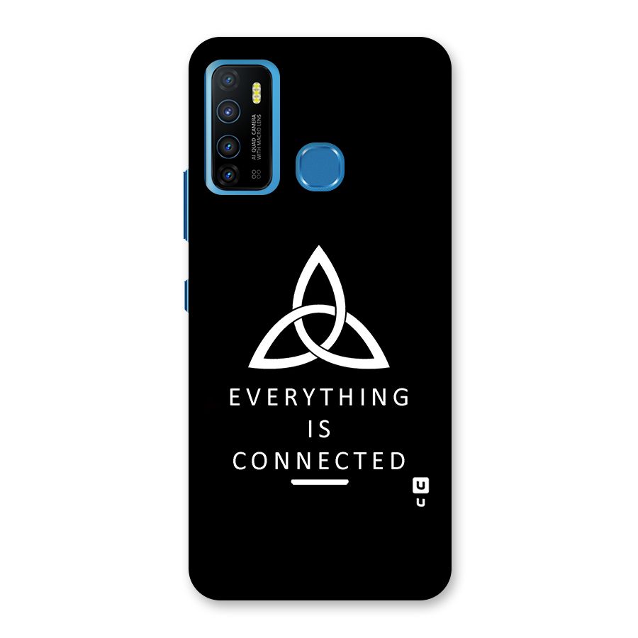 Everything is Connected Typography Back Case for Infinix Hot 9