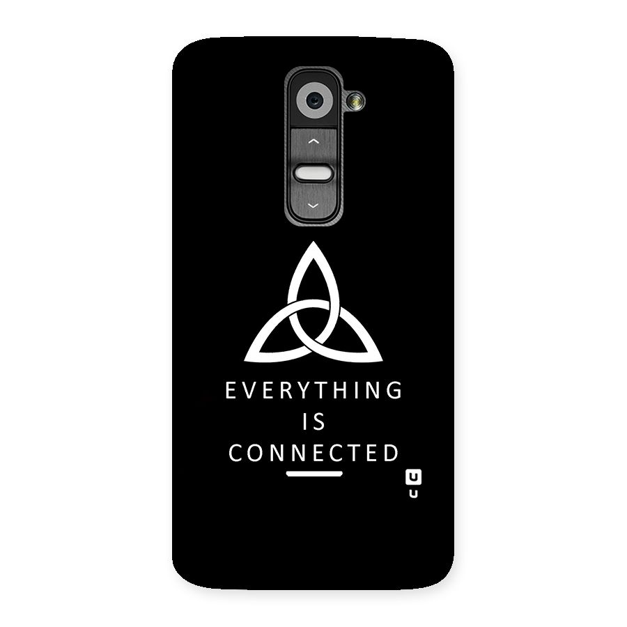 Everything is Connected Typography Back Case for LG G2
