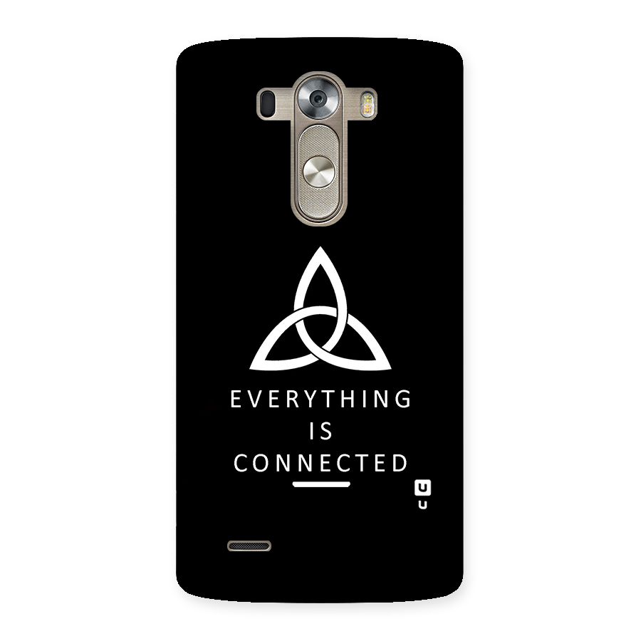 Everything is Connected Typography Back Case for LG G3