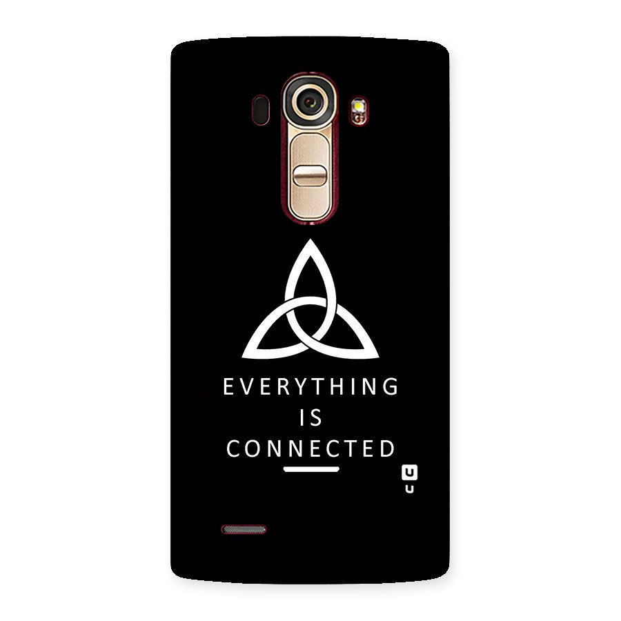 Everything is Connected Typography Back Case for LG G4