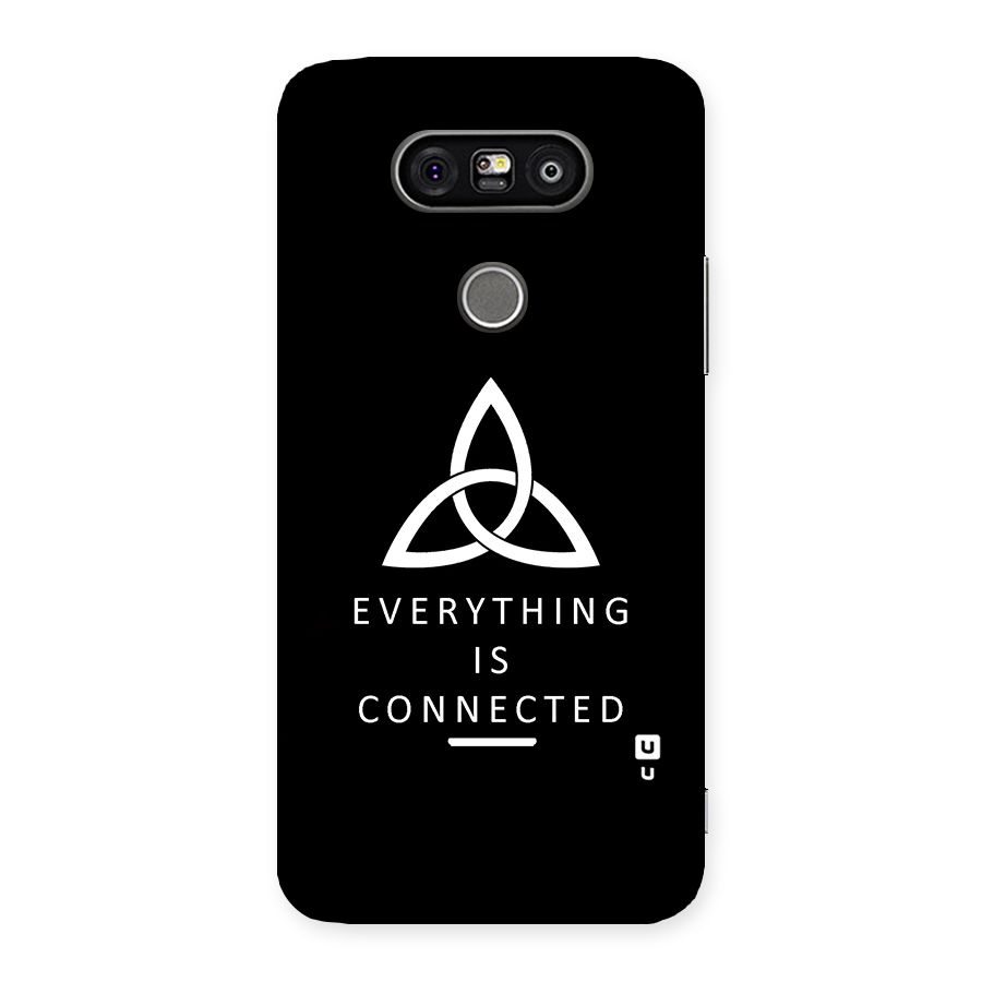 Everything is Connected Typography Back Case for LG G5