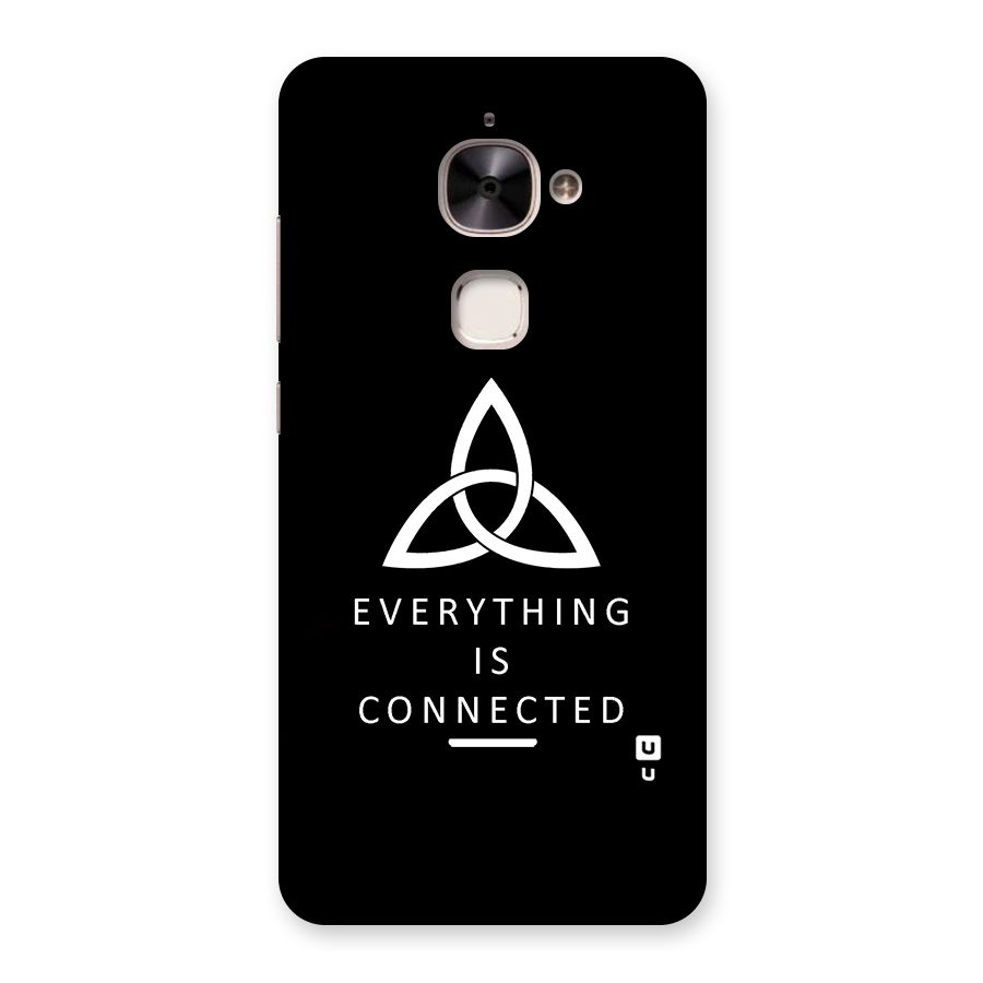 Everything is Connected Typography Back Case for Le 2