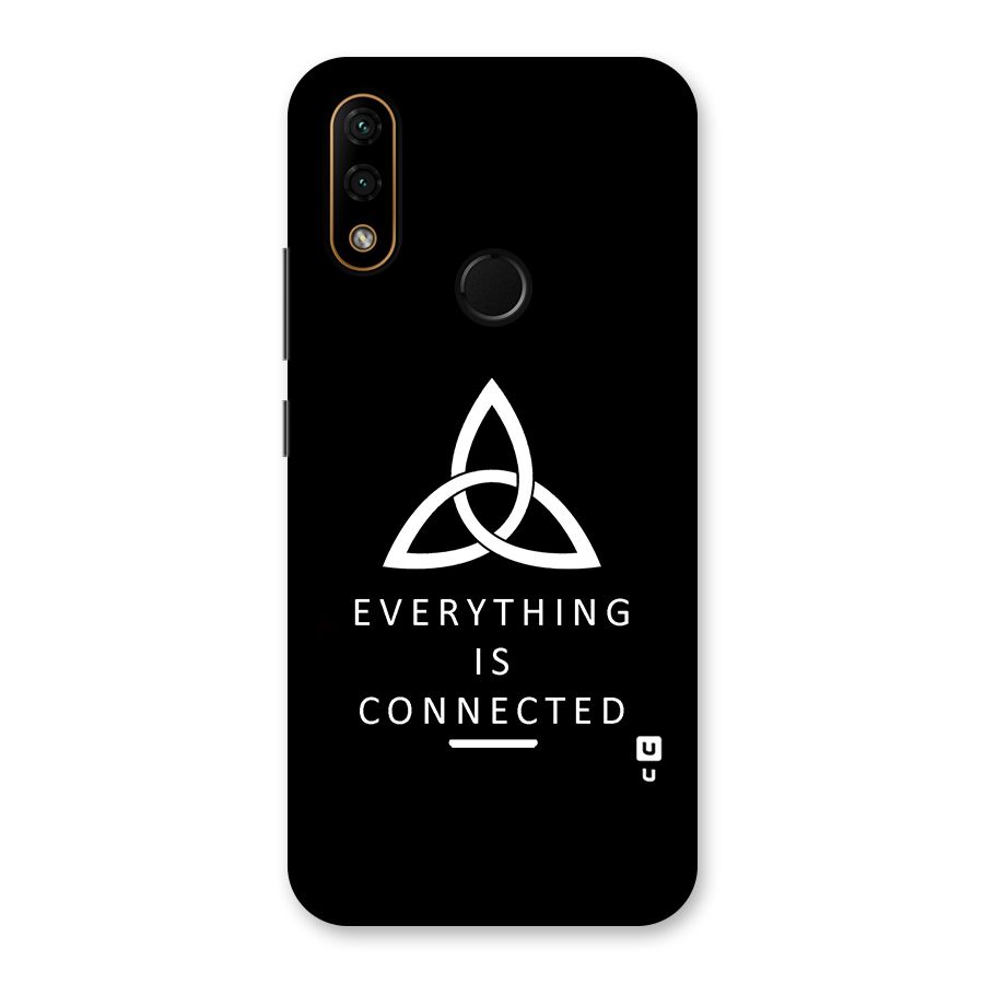 Everything is Connected Typography Back Case for Lenovo A6 Note