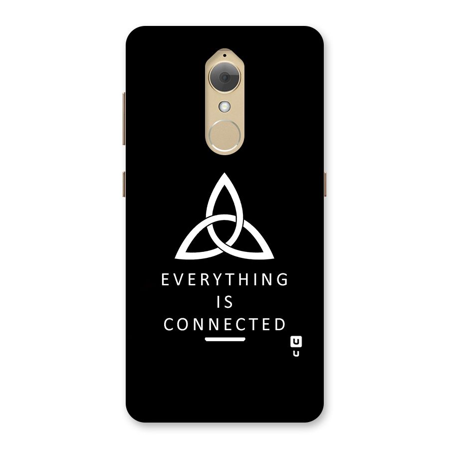 Everything is Connected Typography Back Case for Lenovo K8