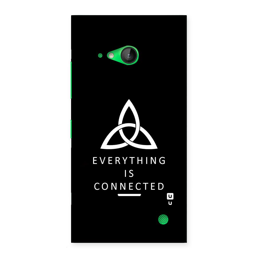 Everything is Connected Typography Back Case for Lumia 730