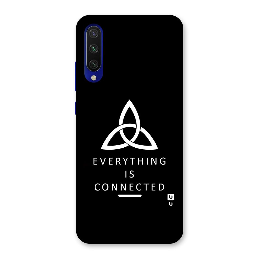 Everything is Connected Typography Back Case for Mi A3
