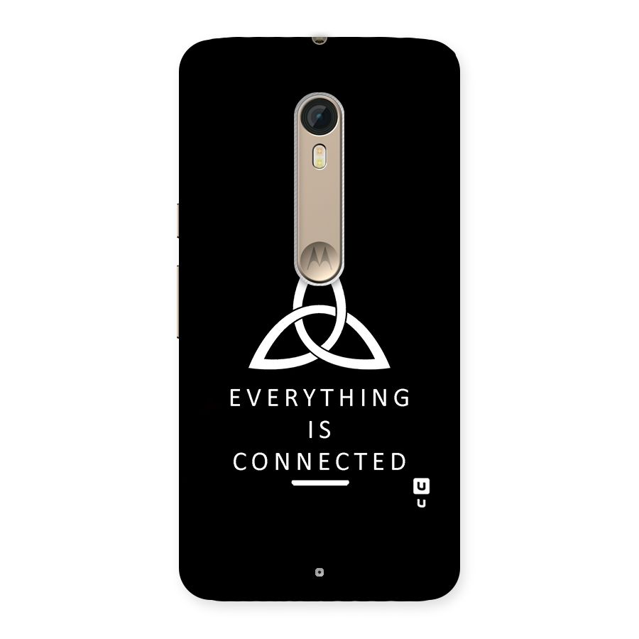 Everything is Connected Typography Back Case for Motorola Moto X Style