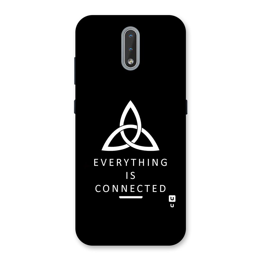 Everything is Connected Typography Back Case for Nokia 2.3