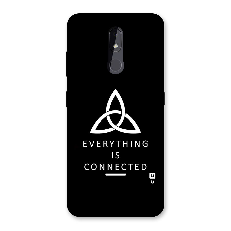 Everything is Connected Typography Back Case for Nokia 3.2