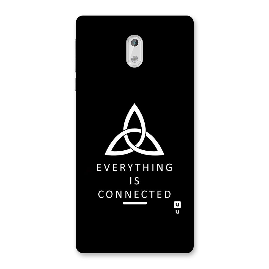 Everything is Connected Typography Back Case for Nokia 3