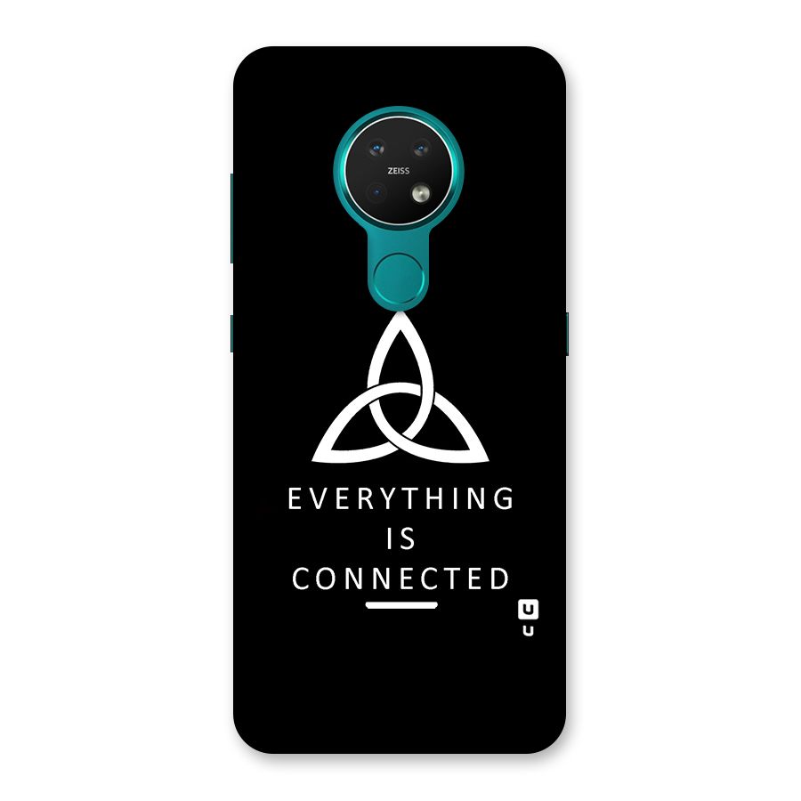 Everything is Connected Typography Back Case for Nokia 7.2