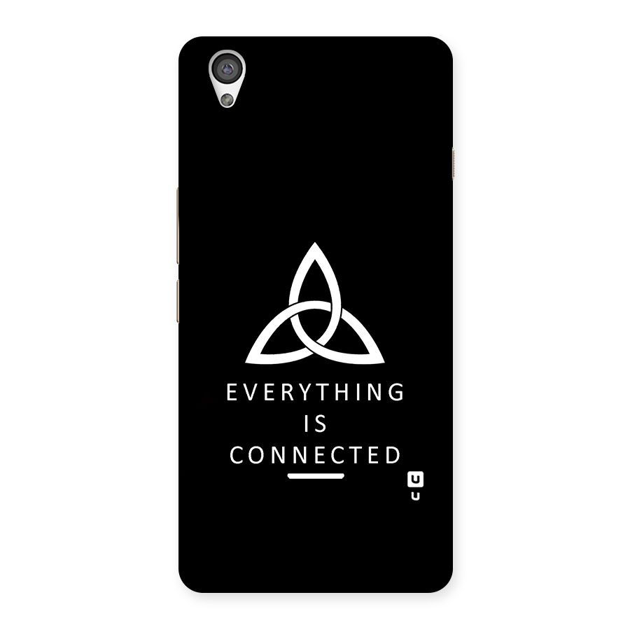 Everything is Connected Typography Back Case for OnePlus X