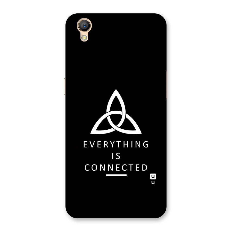Everything is Connected Typography Back Case for Oppo A37