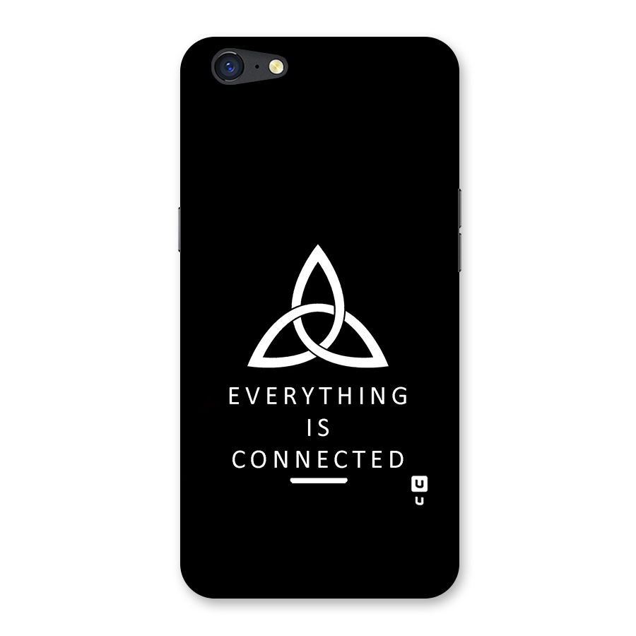Everything is Connected Typography Back Case for Oppo A71
