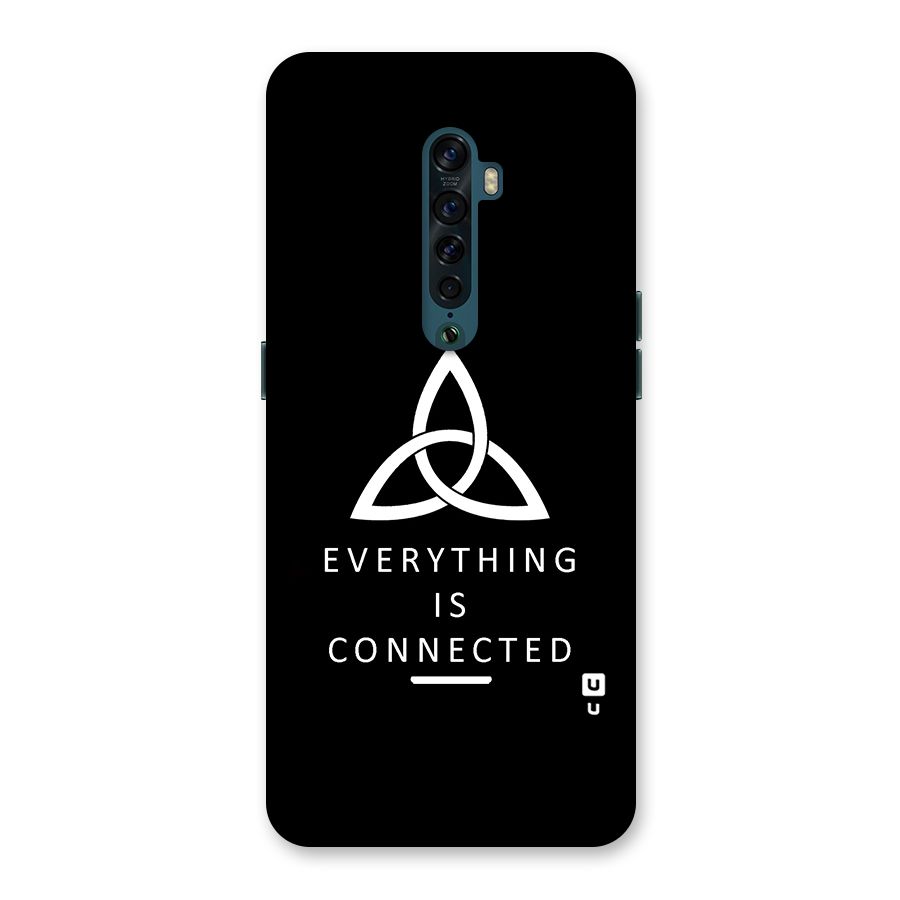 Everything is Connected Typography Back Case for Oppo Reno2