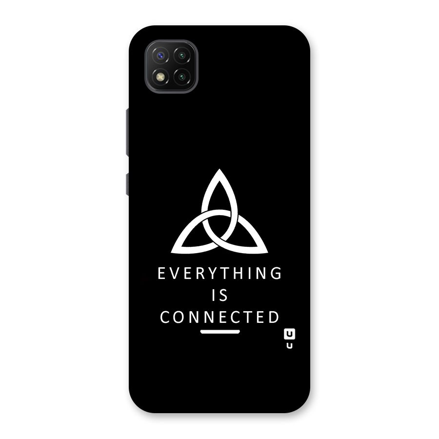 Everything is Connected Typography Back Case for Poco C3