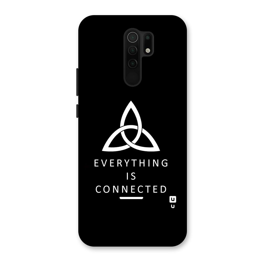 Everything is Connected Typography Back Case for Poco M2