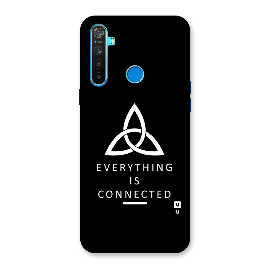 Everything is Connected Typography Back Case for Realme 5