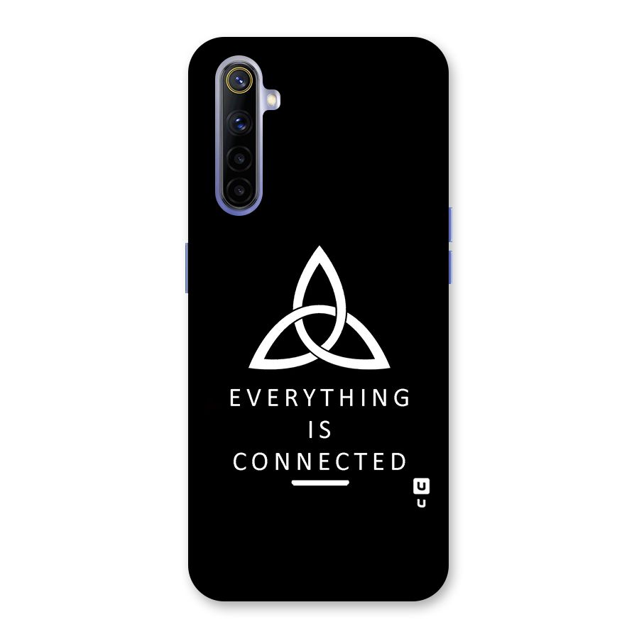 Everything is Connected Typography Back Case for Realme 6i
