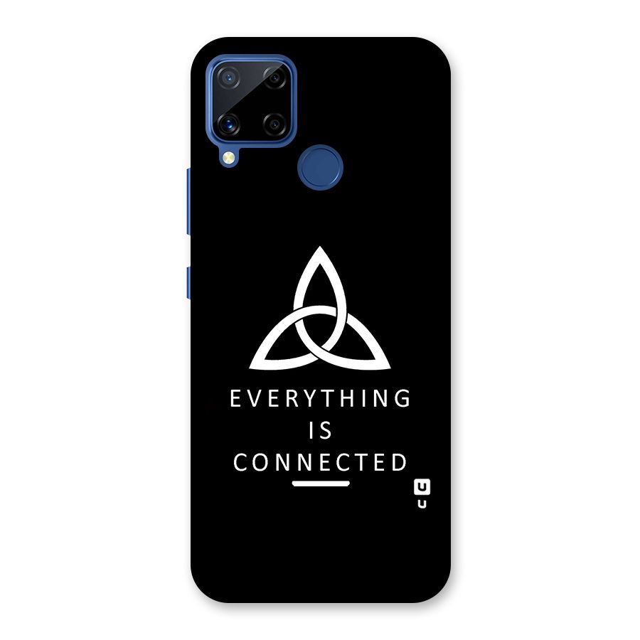 Everything is Connected Typography Back Case for Realme C12