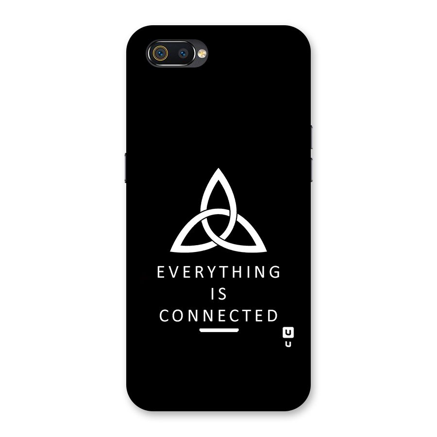 Everything is Connected Typography Back Case for Realme C2