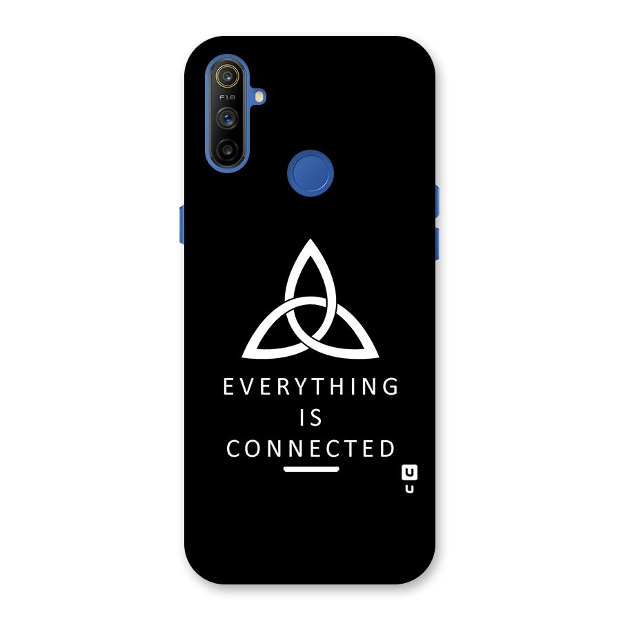 Everything is Connected Typography Back Case for Realme Narzo 10A