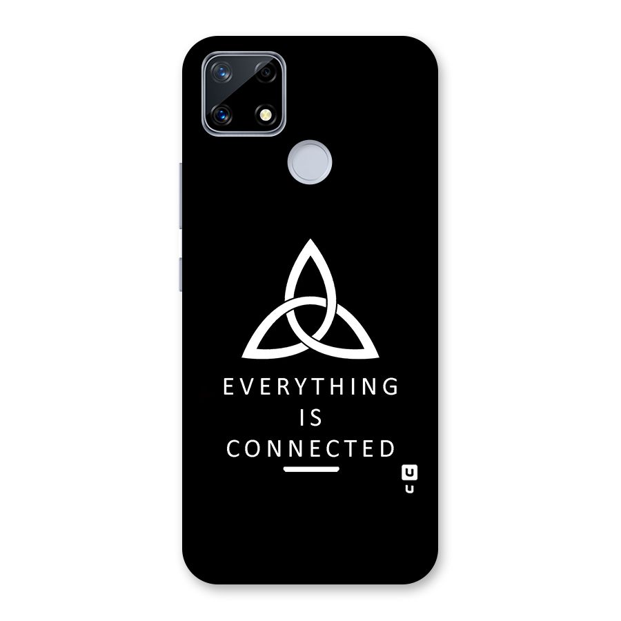 Everything is Connected Typography Back Case for Realme Narzo 20