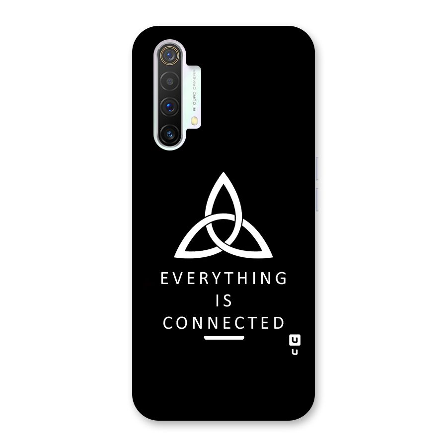 Everything is Connected Typography Back Case for Realme X3