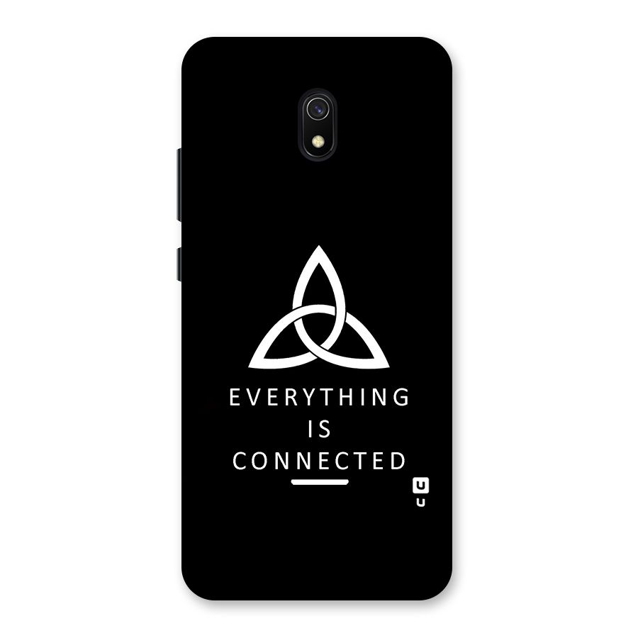 Everything is Connected Typography Back Case for Redmi 8A