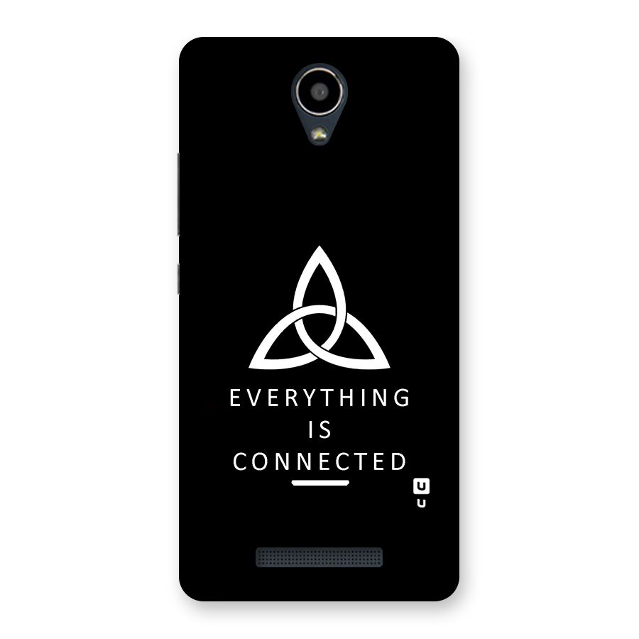 Everything is Connected Typography Back Case for Redmi Note 2