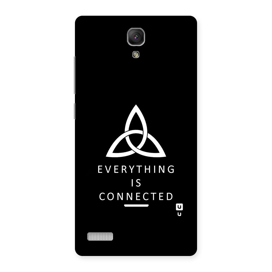 Everything is Connected Typography Back Case for Redmi Note Prime