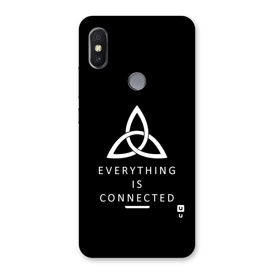 Everything is Connected Typography Back Case for Redmi Y2