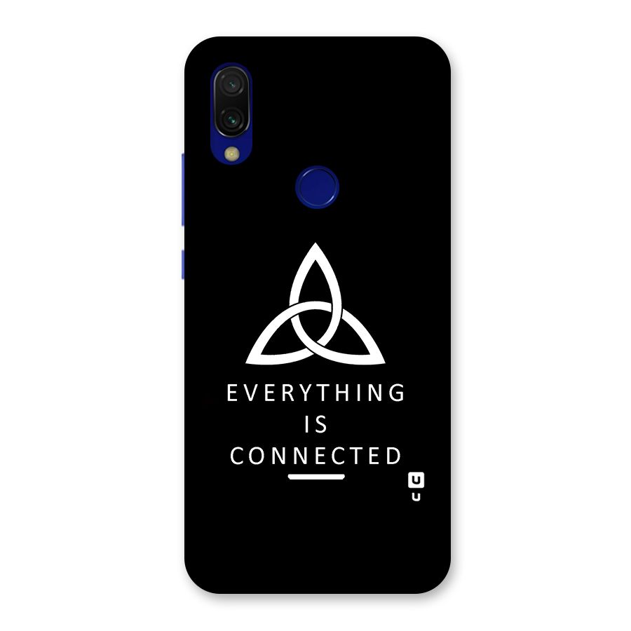 Everything is Connected Typography Back Case for Redmi Y3