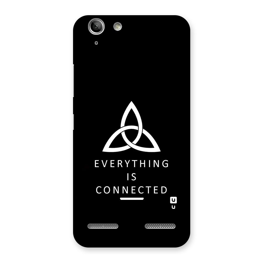Everything is Connected Typography Back Case for Vibe K5