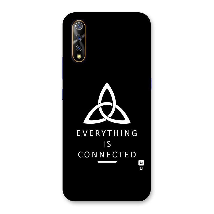 Everything is Connected Typography Back Case for Vivo S1