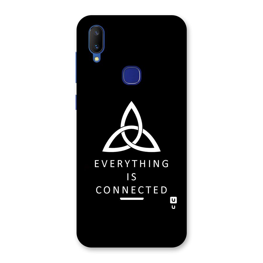 Everything is Connected Typography Back Case for Vivo V11