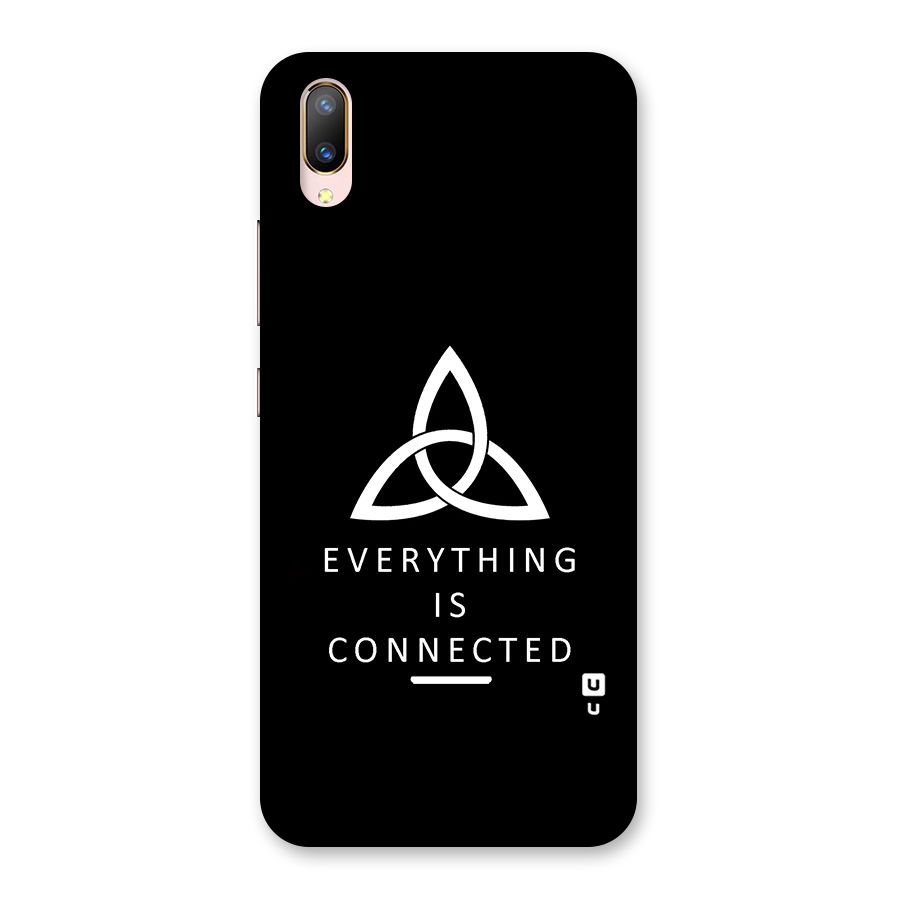 Everything is Connected Typography Back Case for Vivo V11 Pro