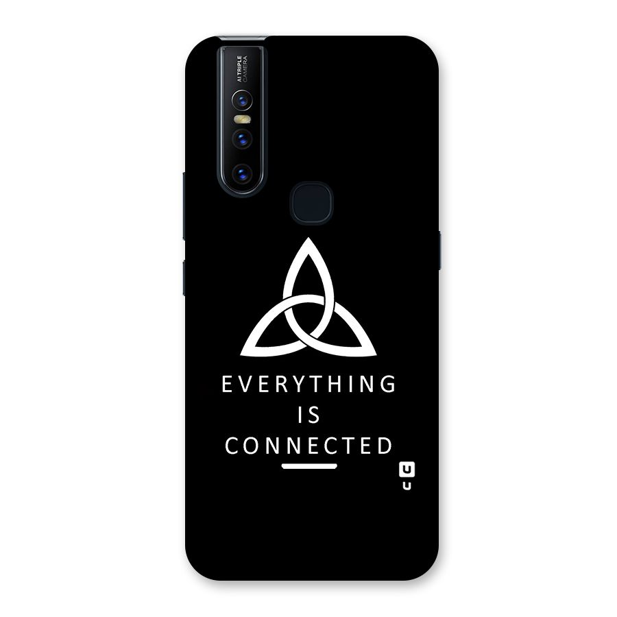 Everything is Connected Typography Back Case for Vivo V15